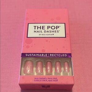 Red Aspen Pink Nail Dashes THE POP Kit DIVE IN, DELLA New in Box